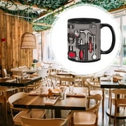 Weloille Tool Box Shaped Ceramic Mug 1 Piece, 12 oz Heat Resistant Coffee Mug, Smooth Glaze Microwave Safe Drinking Cup, Innovative Funny Mug for Office Home Daily Use Gift for Men Women