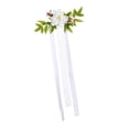 thumbnail image 4 of Decoraciones para el pasillo de bodas, respaldos de sillas para el pasillo, decoraciones florales, exquisitos arreglos florales para bancos de iglesia para eventos, banquetes y fiestas, 4 of 8