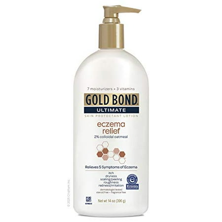 Gold Bond Cream for Eczema Relief 14 oz.  Skin Protectant Cream With 2% Colloidal Oatmeal
