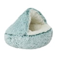 thumbnail image 3 of Tuvgenk Cozy Dog Bed Home Washable Indoor Soft Cat Bed Warm Warming Blue Dog Kennel, 3 of 4