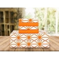 thumbnail image 2 of Elegant Comfort Genevieve Cube Collection 6-Piece Sheet Set, Deep Pocket 1500 Thread Count, Fade, Stain, and Wrinkle Resistant, Fitted Sheet with Smart Pockets, Cube Sheet Set, TwinXL,Tangerine Orange, 2 of 5