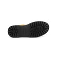 thumbnail image 5 of BLISSFUL STEP Women's Platform Lace Up Polka Dots Printing Combat Boots Yellow White 7, 5 of 6