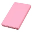 thumbnail image 1 of TFixol 2.5 inch Hard Disk Case USB3.0 External HDD/SSD Enclosure SATA Hard Drive Case Tool-free Design Easy Installation ABS Shell Pink, 1 of 8