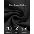 thumbnail image 5 of COOFANDY Men' Button Down Shirts Short Sleeve Shirts for Men Linen Textured Cotton Shirt, 5 of 6