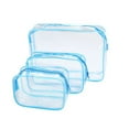 thumbnail image 3 of Clear Toiletry Bag Waterproof Portable Makeup Pouch Cosmetic Bag for Women, 3 of 10