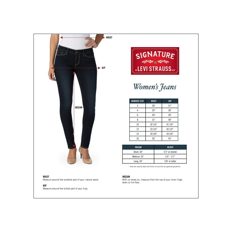 Signature by Levi Strauss & Co. Women's Modern Simply Stretch Capri Jeans 