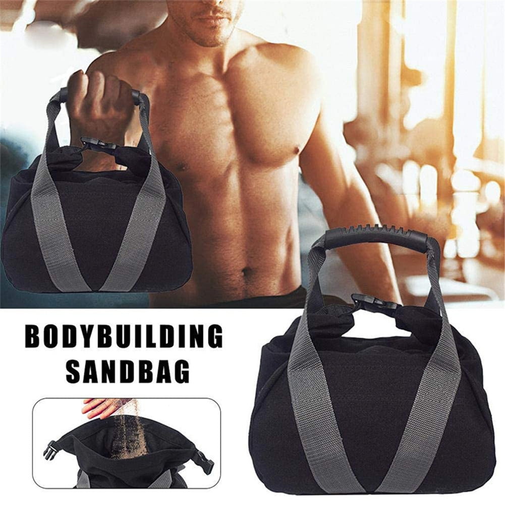 Bloomma Adjustable Kettlebell Sandbag Portable Sand Kettlebell Soft Sand Bag Weight Weightlifting Dumbbell for Gym Fitness Yoga Workout