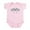 Petal Pink, variant on - Checker Flag Autorace Infant Bodysuit - Baby Light Bodysuit, Size Newborn - 24 Months