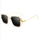 thumbnail image 1 of Gafas de sol indias para hombre, estilo retro, con borde grueso, caja de metal, gafas de sol de moda, 1 of 5