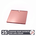 thumbnail image 1 of 25 Units Mirror Square With Hole 1/8" Thick - Mirror Color - (Size 4") Made in USA, 1 of 3