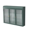 thumbnail image 5 of 3 Door Arched Glass Cabinets | Add Sophistication to Home Spaces | Durable Glass + Metal Build | Organize Items Securely, 5 of 6