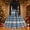 16# Multicolor, variant on Ladies Retro Christmas Patchwork Swing Dress Long Sleeve Round Neck High Waist Holiday Dress