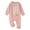 Pink, variant on NordicNest Easter Outfit Baby Girl Boy Long Sleeve Crewneck Bunny Embroidery Romper Jumpsuit Cute Clothes