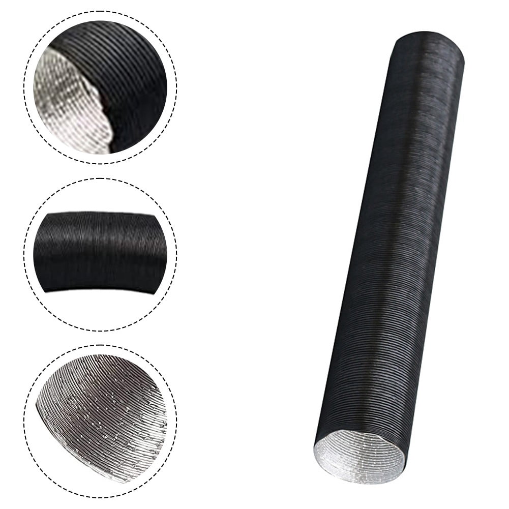 100Cm Aluminium Hose Expandable Ventilation Hose Expandable Functionality Flame Retardant Flexible Airflow Management