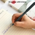 thumbnail image 4 of kurtrusly 10pcs Refills Erasable Black Writing Tools Washable Gift Stationery Pens Students Refill Lightweight Replacement, 4 of 8