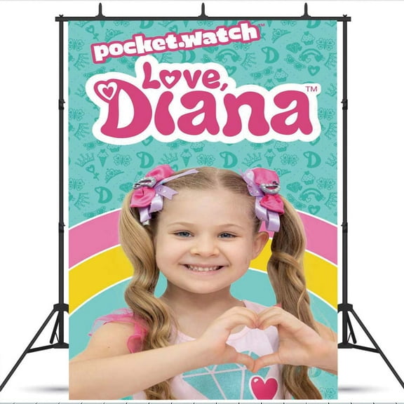 Love Diana Background school Wall Decor Taspestry Poster Banner Backdrop Party Supplies