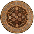thumbnail image 2 of SAFAVIEH Heritage Genette Oriental Wool Area Rug, Charcoal/Blue, 8' x 8' Round, 2 of 6