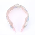 thumbnail image 4 of Unique Bargains 1 Pc Jacquard Embroidery Tie Headbands for Women Blue, 4 of 6