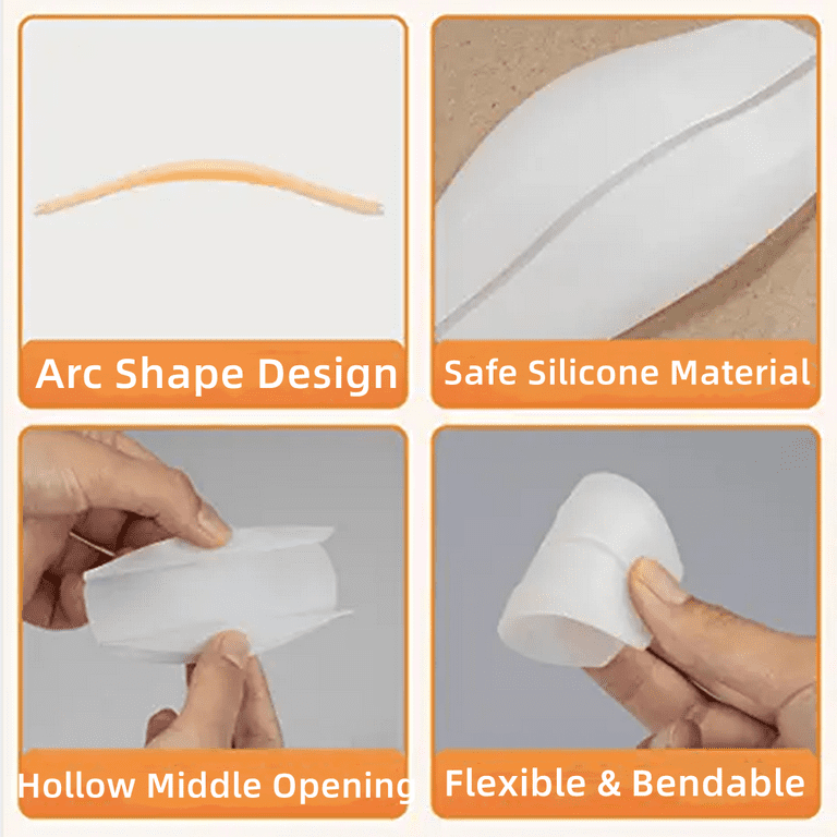 Perfection Silicone Bra Strap Cushions - Transparent - DD+ Bras - One