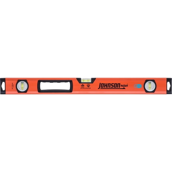 Johnson 24 in. Aluminum Magnetic Box Level 3 Vial