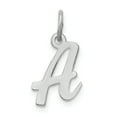 thumbnail image 1 of 925 Sterling Silver Dainty Letter A Initial Name Monogram Necklace Charm Pendant, 1 of 8