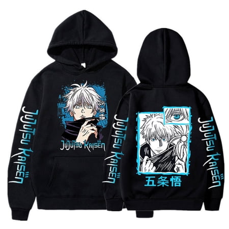 YOUSHENGER Anime Satoru Hoodie Men Women Oversized Fall/Winter Fleece Pullover Fashion Gojo Sweatshirts