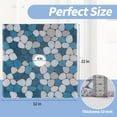 thumbnail image 6 of Square Shower Mat Non Slip,Shower Mat with Drain Hole in Middle,Shower Floor Mats for Inside Shower,PVC Loofah Shower Stall Mat,Secure in Shower Mat,Boho Bath Mats for Shower, 6 of 9