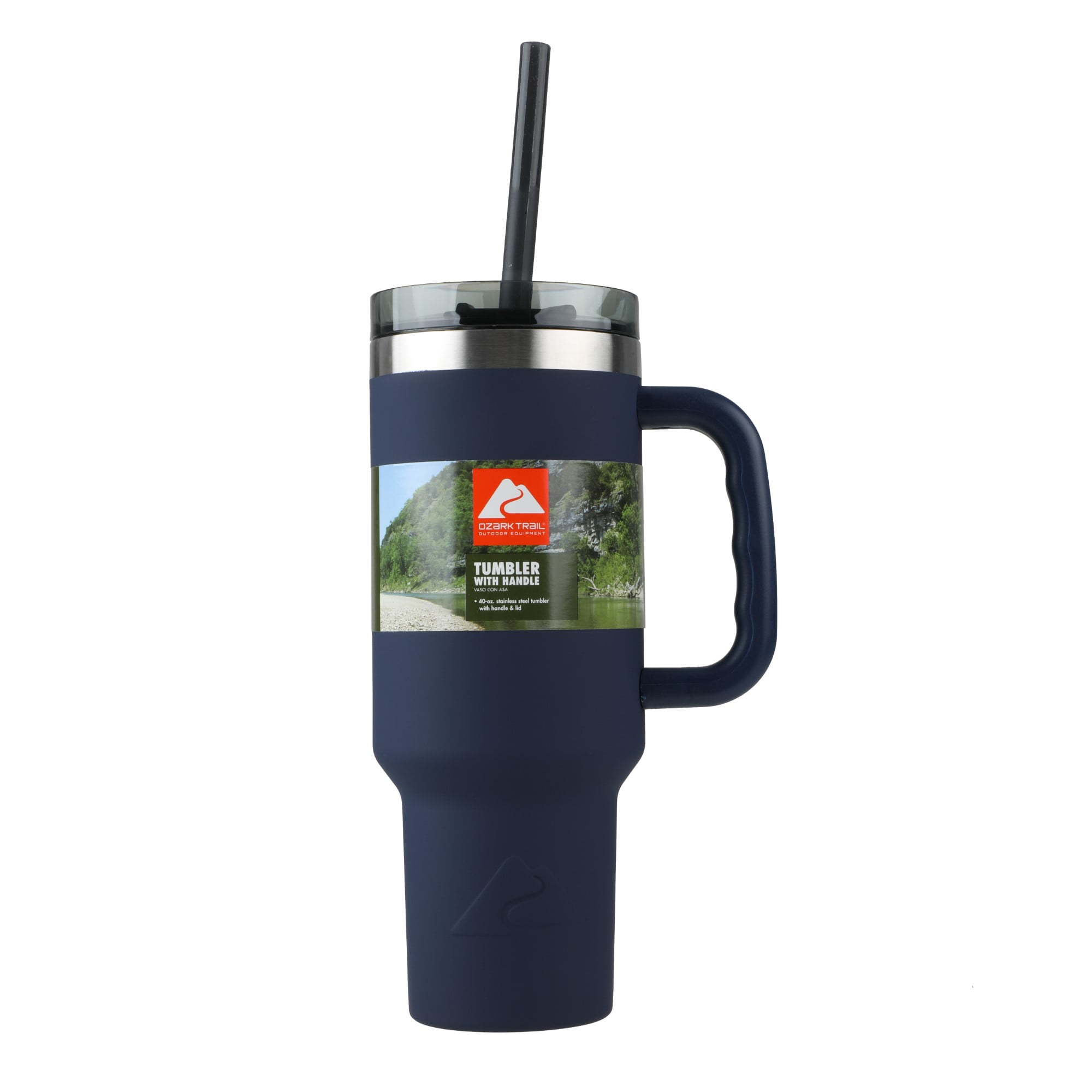 Ozark Trail 40 oz Vacuum-Insulated Stainless-Steel Tumbler with