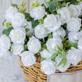 thumbnail image 5 of LShunze Artificial Roses Flowers for Flower Arrangement, 1 Pcs Silk Red Rose Bouquet for Home Decoration, Faux Roses for Parties and Wedding Decoration, 5 of 7