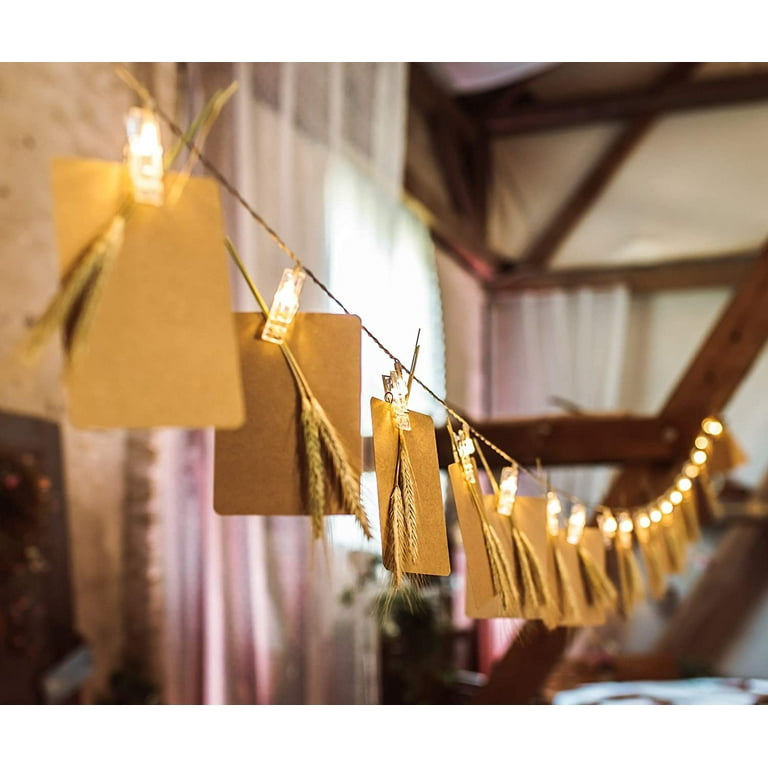 Mind-Glowing Photo Clip String Lights - Hanging Pictures Fairy Lights for  Bedroom, Gifts for Teenage Girls 10-14 Year Old, Cute Room Decor for Teen
