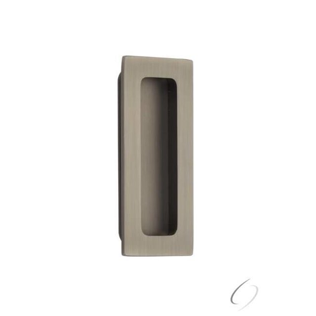 Emtek 220304US15A Tirette Rectangulaire Moderne, Nickel Antique