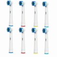 thumbnail image 2 of 8 PCS Electric Toothbrush Replacement Heads Compatible For Oral B Braun Models, 2 of 6