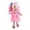 D002- Pink, variant on Stuffed Rag Doll Gift, Girls Toys, Plush Princess Doll, Room Decor for Girls, Pink Tulle Skirt with Gold Star Accents, Soft Skin-Friendly Fabric, 11 Inch Size Easy for Small Hands
