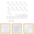 thumbnail image 4 of icolorfuled Clear Acrylic Valance Clips for Window Blinds Repair 12 Pieces Transparent Lightweight Portable, 4 of 7