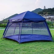 Play Yard Playpen Foldable Pop Up Space Canopy Fence for Babies Infants Navy