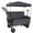 Gray, variant on Olurrisa 3-in-1 Folding Wagon Cart with Bench Seat & Canopy & Storage, 500lbs Heavy-Duty, 180L Capacity, All-Terrain Wagon for Camping, Beach, Sports, & Garden, Gray
