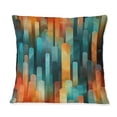 thumbnail image 3 of Designart "Parade Of Abstract Popsicles In Pop Art I" Striped Printed Throw Pillow, 3 of 5