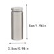 thumbnail image 3 of Scienceny Tornillo publicitario Hueco de alto brillo Diseño aerodinámico Espejo de vidrio Clavo Tuerca ligera Perno Soporte para colgar en la pared 12x20 Herramientas y ferretería 25x50mm Scienceny TO008095-33B, 3 of 6