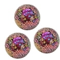 thumbnail image 1 of 3pcs Bolas de mosaico de vidrio, decorativos, bolas de esfera de mosaico modernas 8 cm para de comedor plato de boda de chimenea Rojo, 1 of 8