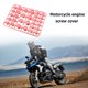 thumbnail image 5 of 30 unids/set tapa de tornillo de motocicleta tapas de perno de tuerca de motor decoración (negro) Hugtrwg Para estrenar, 5 of 9