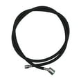 thumbnail image 2 of YFind 1.5M Nylon Braided Flexible Water Hose for Kitchen Pull Out Faucet Hose Black / Gray Plumbing Tube Kitchen Wash Basin Sink,Thread-Black, 2 of 8