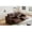 Dark Brown + 2 Seat, variant on 3-Seat Power Reclining Sofa, Faux Leather Sectional Sofa with Adjustable Headrest, Storage Console, Cup Holders & USB Ports, Modern Living Room Furniture