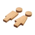 thumbnail image 2 of 2 piezas de letreros de madera para baño para hombres y mujeres, etiquetas para puerta de baño, decoraciones para el baño, letreros para puerta para 168 cm y 168 cm, 2 of 8