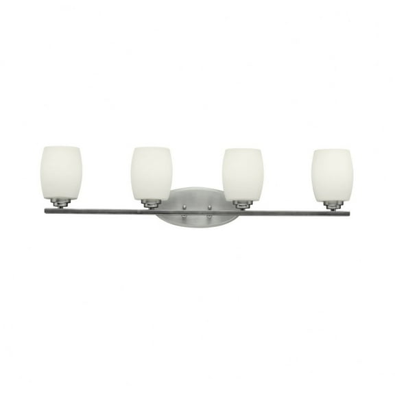 5099NI Kichler Lighting Eileen - 4 Light Bath Vanity Approved for Damp Locations - with Contemporary inspirations - 9.25 inches tall by 33.75 inches