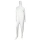 thumbnail image 3 of Halloweens Stealth Suit Traje de juego Traje de fiesta Disfraz para mujer Hombre (blanco), 3 of 5