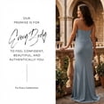 thumbnail image 5 of David’s Bridal, The Edit by DB Studio Women's Formal Sheath Dress with Asymmetrical Straps, Full Length, Jersey, 5 of 6