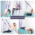 thumbnail image 5 of Yoga Fitness Stretching Strap Adjustable Leg Stretcher Back Bend Assist Trainer Improve Leg Waist Back Flexibility Home Gym Equipment, for Rehab Pilates Ballet Cheerleading Splits Gymnastics, 5 of 8