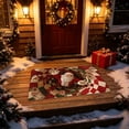 thumbnail image 6 of Christmas Diatomite Doormat Absorbent Entryway Rug, Mud Resistant Indoor Outdoor Mat, Quick Dry Short Pile Non Slip Rubber Backing, Easy Clean Front Door Mat for Winter Decor, 6 of 6