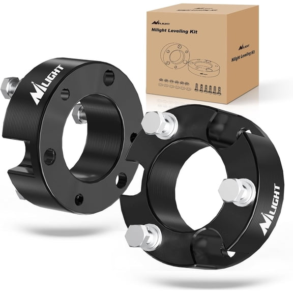 Nilight 3" Leveling Kit for Tacoma 2005-2023/4Runner 2003-2023/FJ Cruiser 2007 2008 2009 2010 2011 2012 2013 2014 2015 Front Raise Suspension Strut Spacers