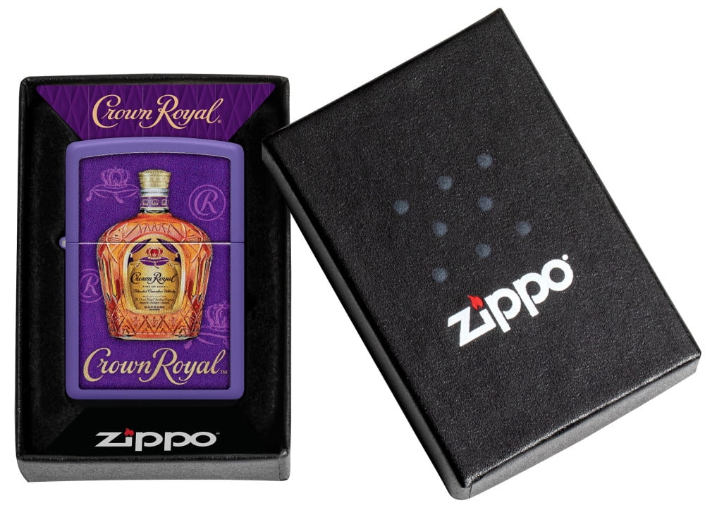 Pro-Cut ZIP-48749 2024 Zippo 237 Crown Royal Lighter, Purple Matte